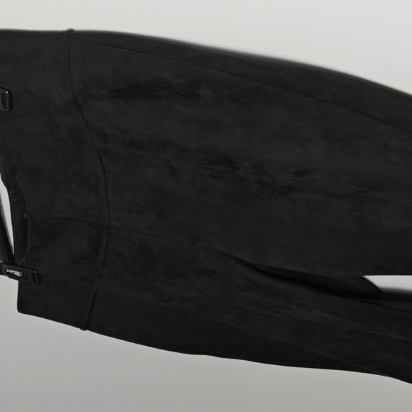 ANDREW MARC High Rise Faux Suede Ankle Pant Leggings Size Large - Picture 14 of 16